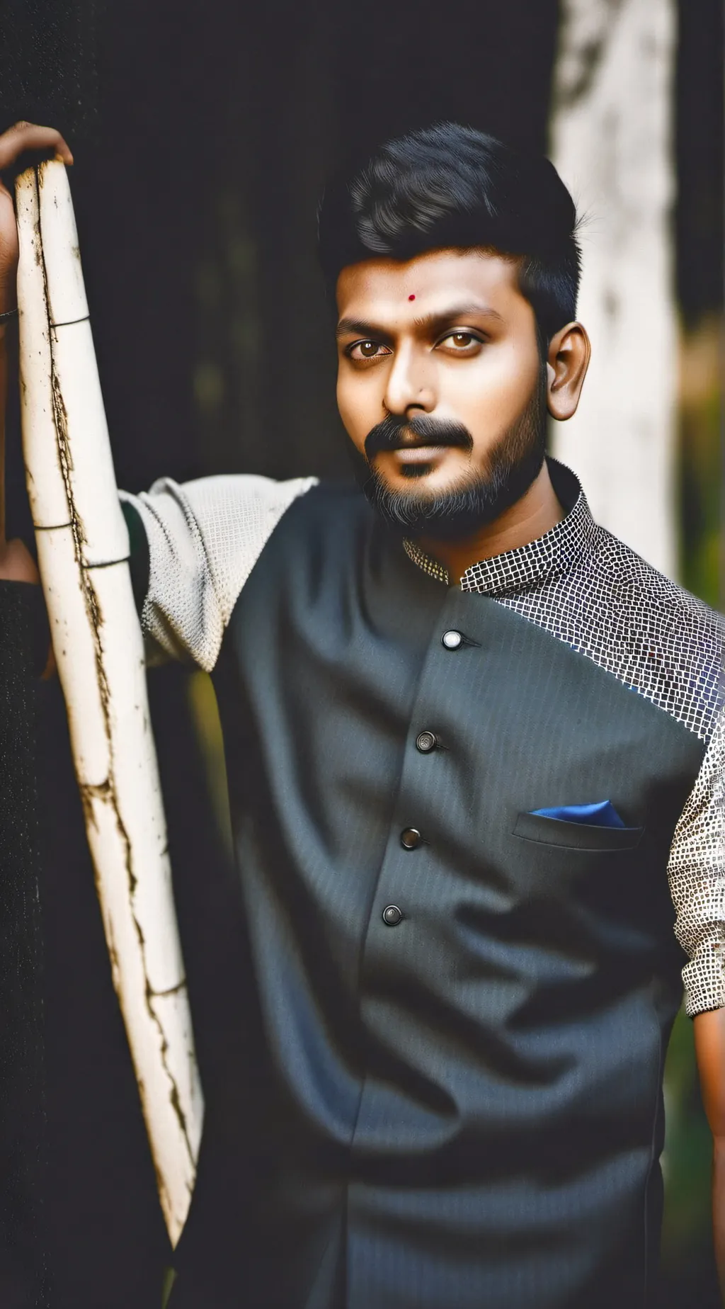 ai character: Indian Mr.beast background