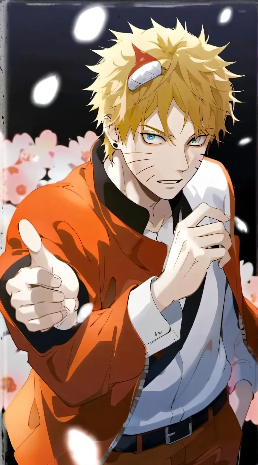 ai character: Naruto  background