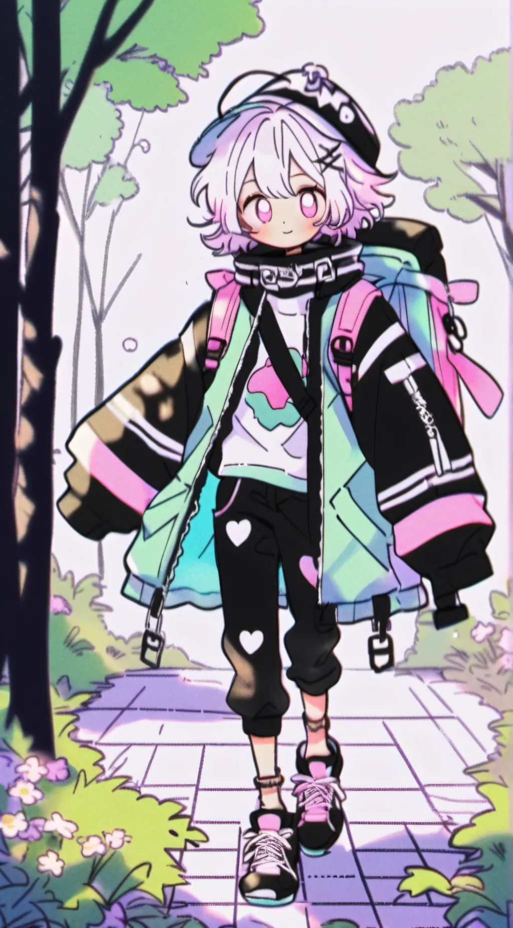 ai character: Lily background