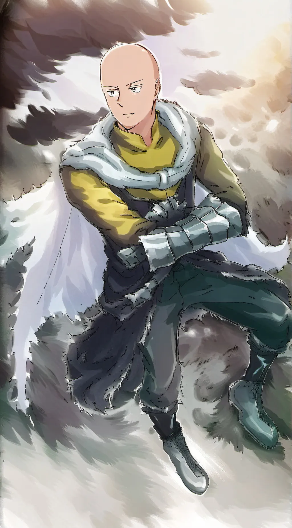 ai character: Saitama (one punch background