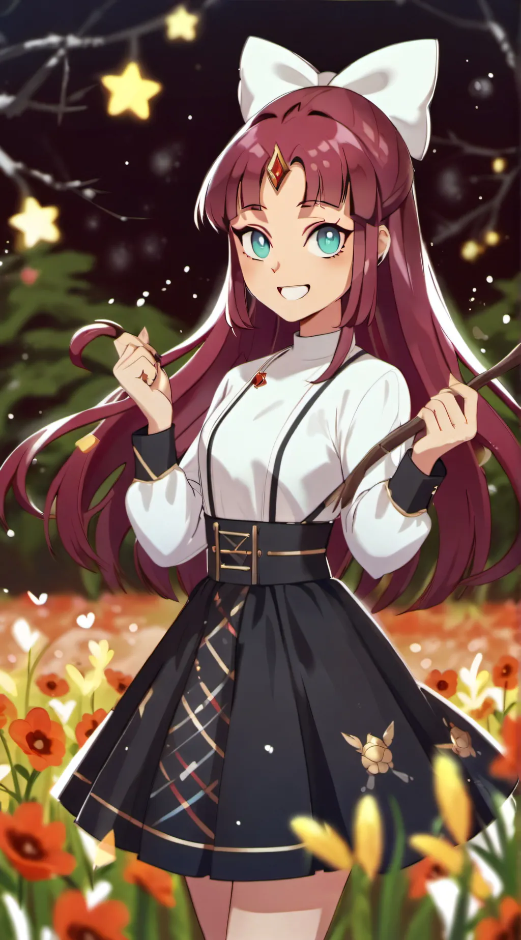 ai character: Starfire background