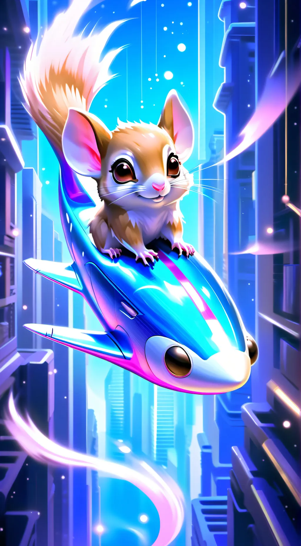 ai character: square squrale background