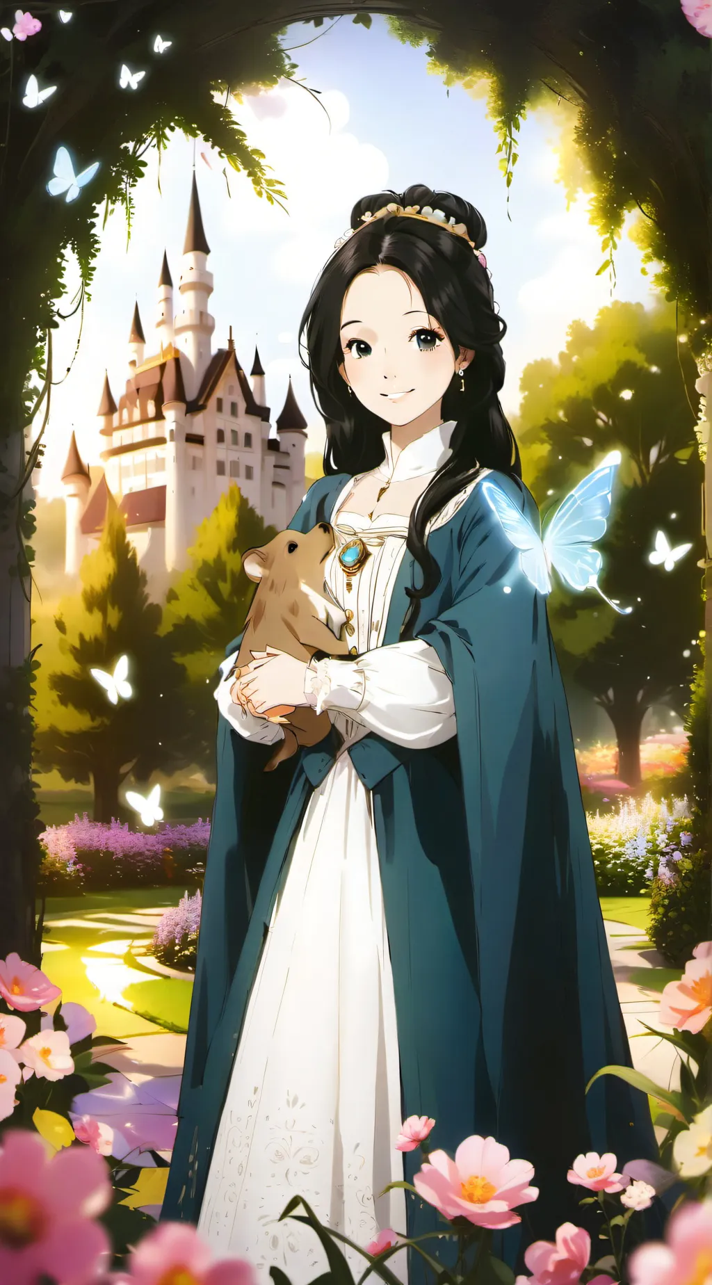 ai character: Princess Elara background