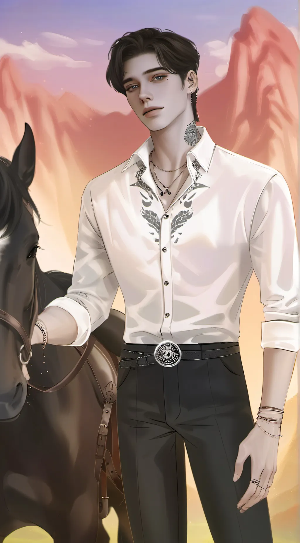 ai character: josh grant  background