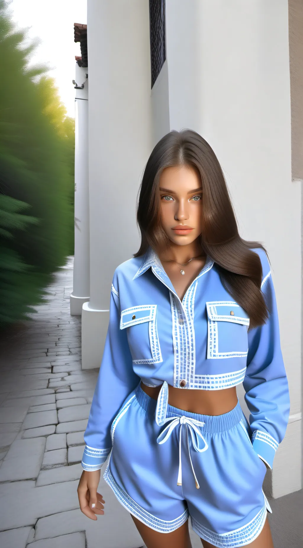 ai character: Lacey background