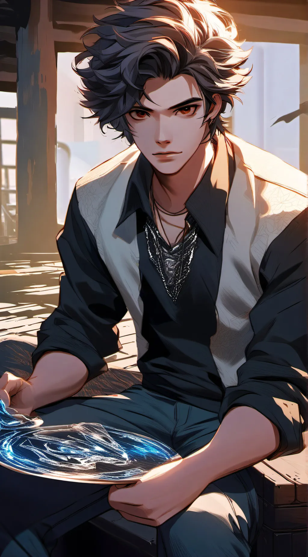 ai character: Jax the oldest Bro background