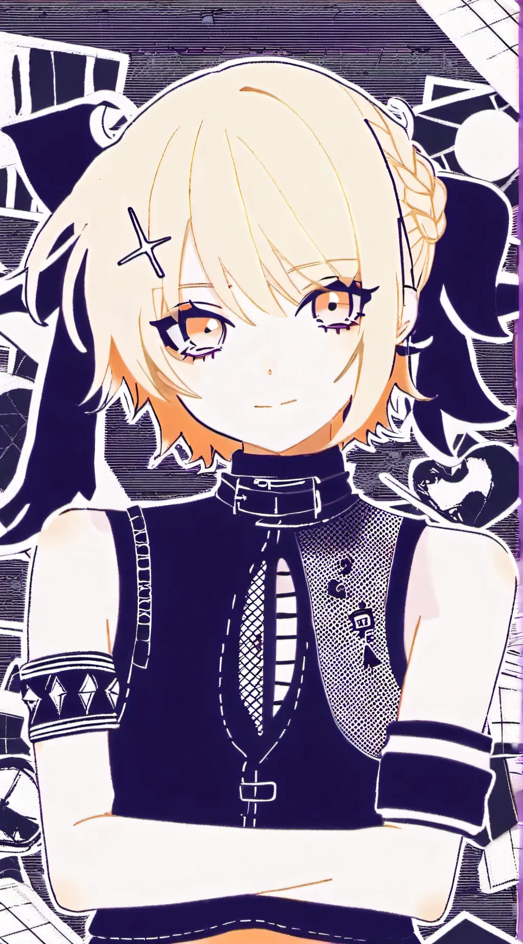 ai character: JOJO SIWA KARMA background