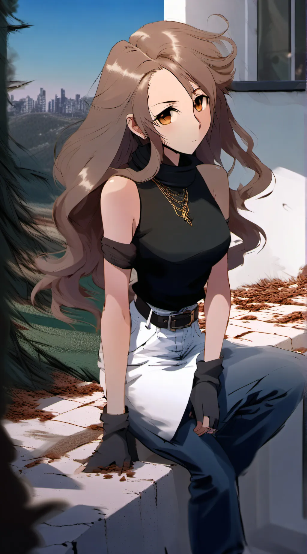 ai character: Miley background