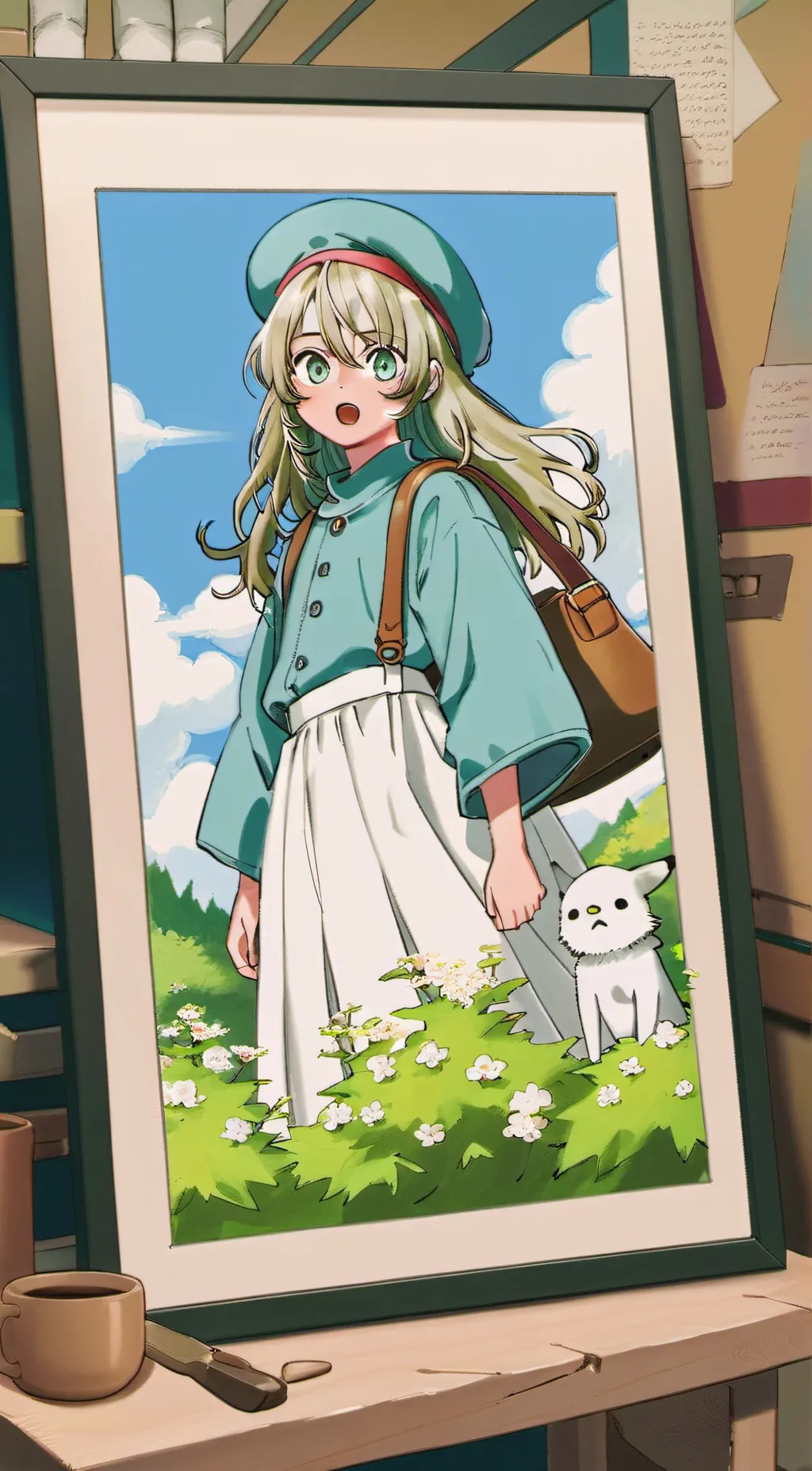 ai character: Toru hagakure background