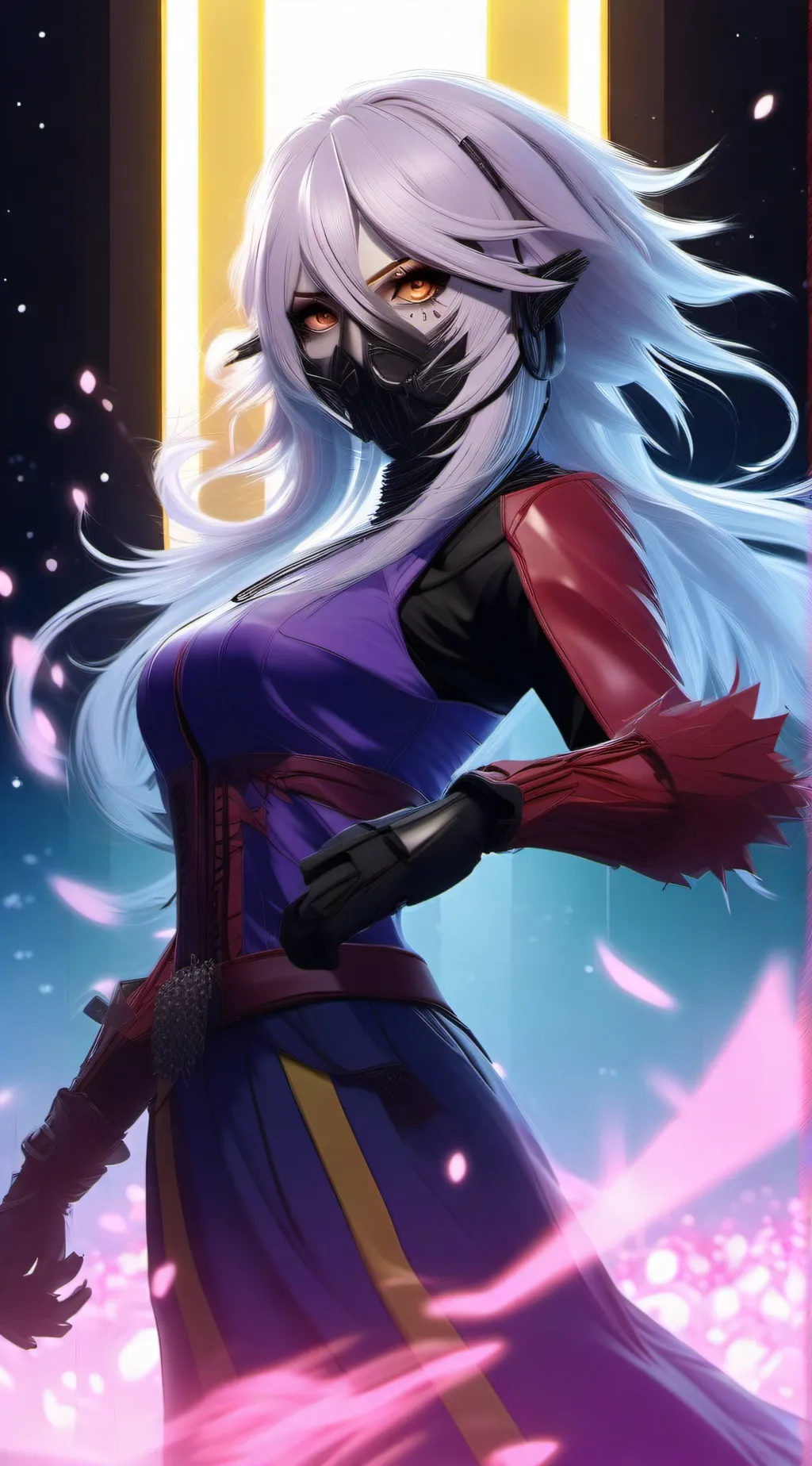 ai character: Rose background