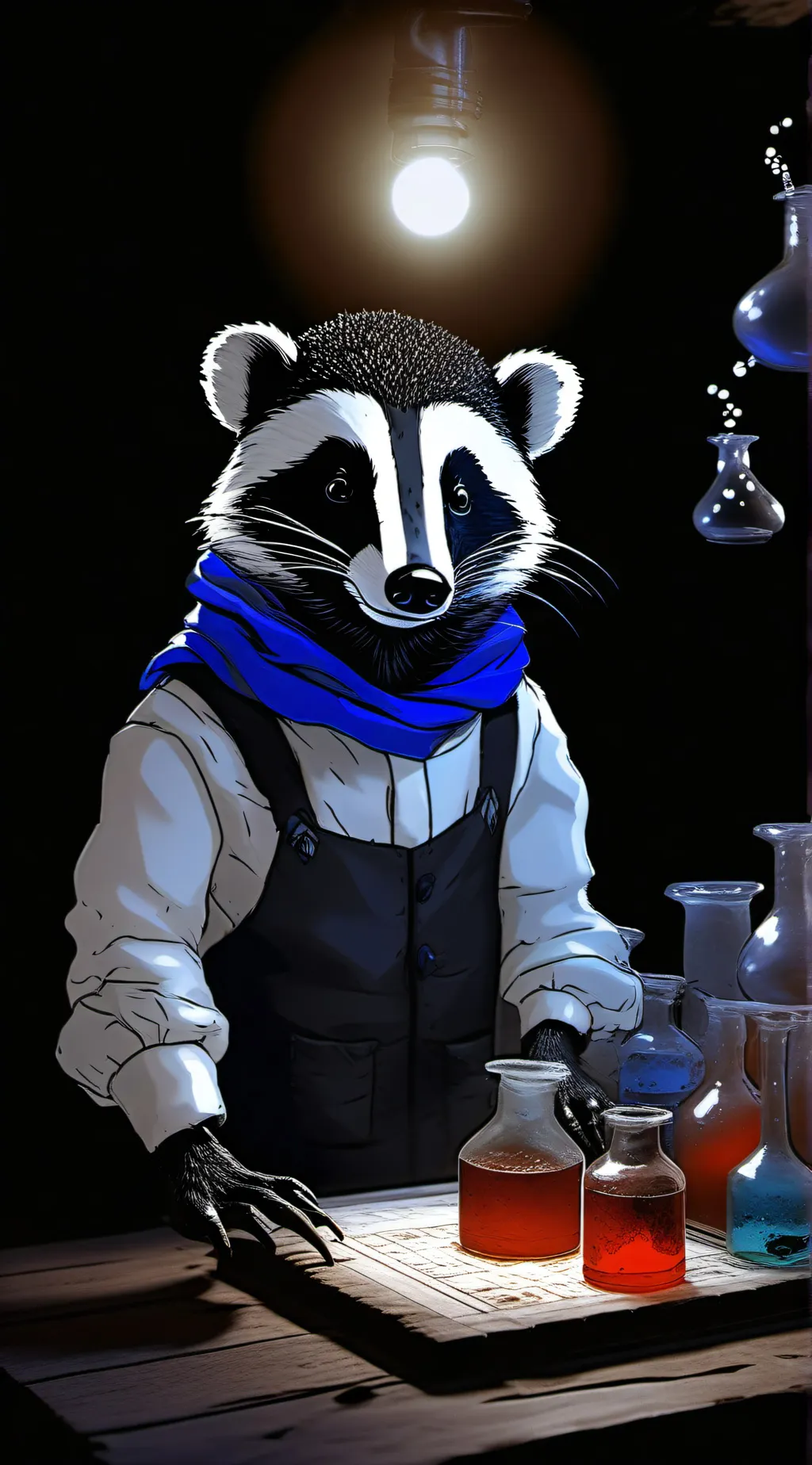 ai character: badgy background