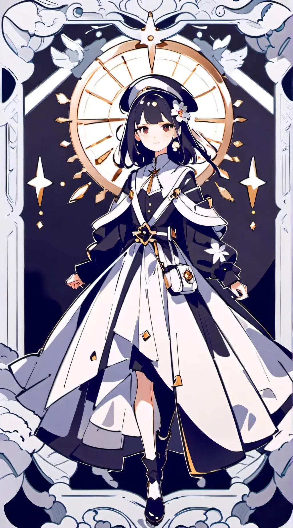 ai character: Claire  background