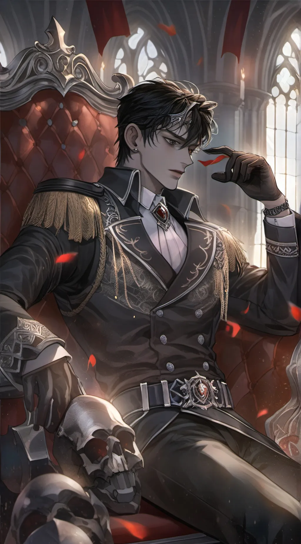 ai character: Damien Taran  background