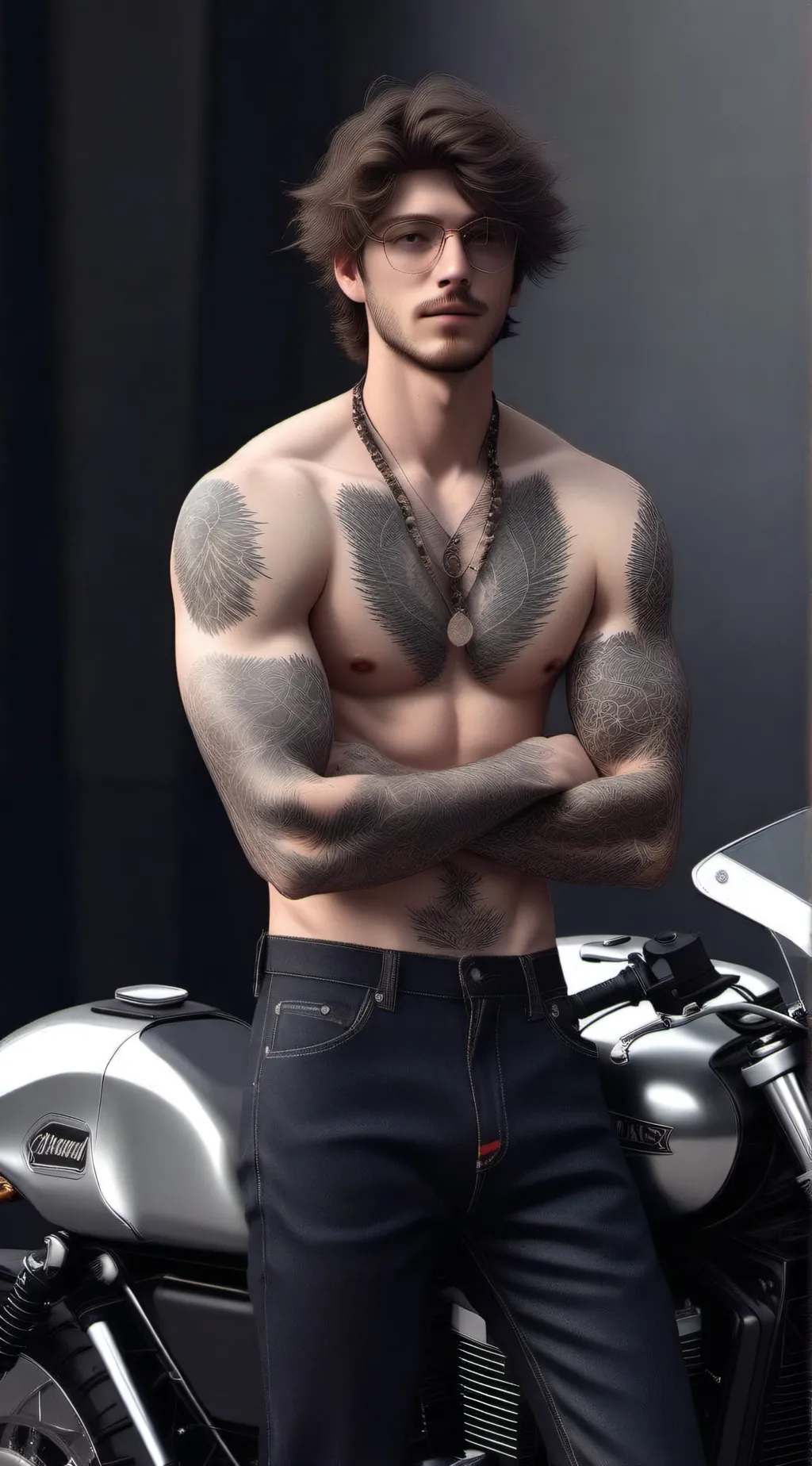 ai character: Paxton  background