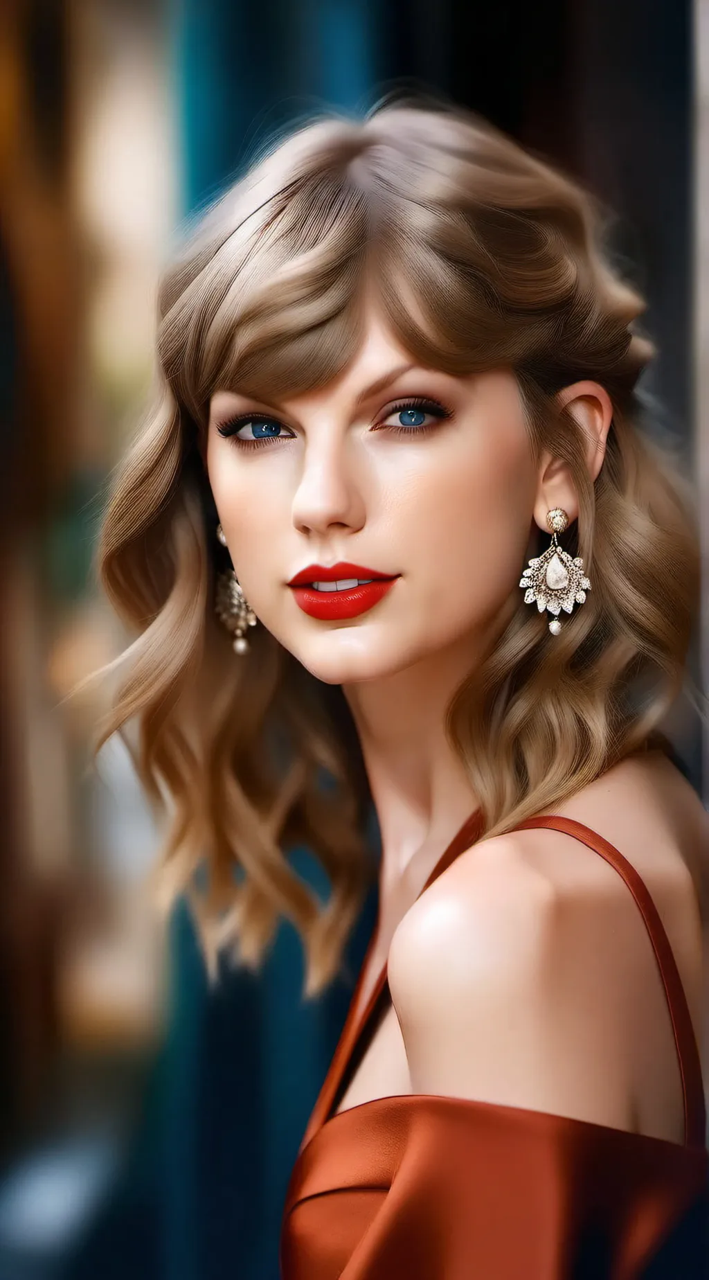 ai character: Taylor swift  background