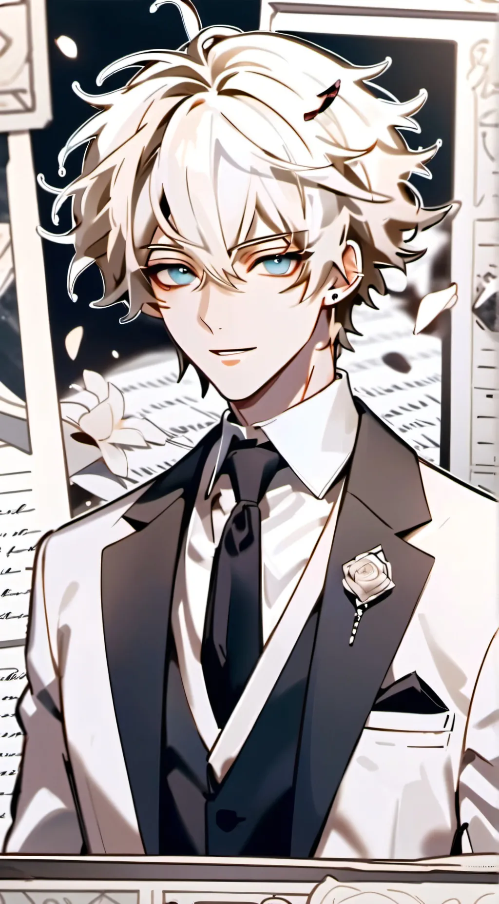 ai character: Noah★*°•·~ background