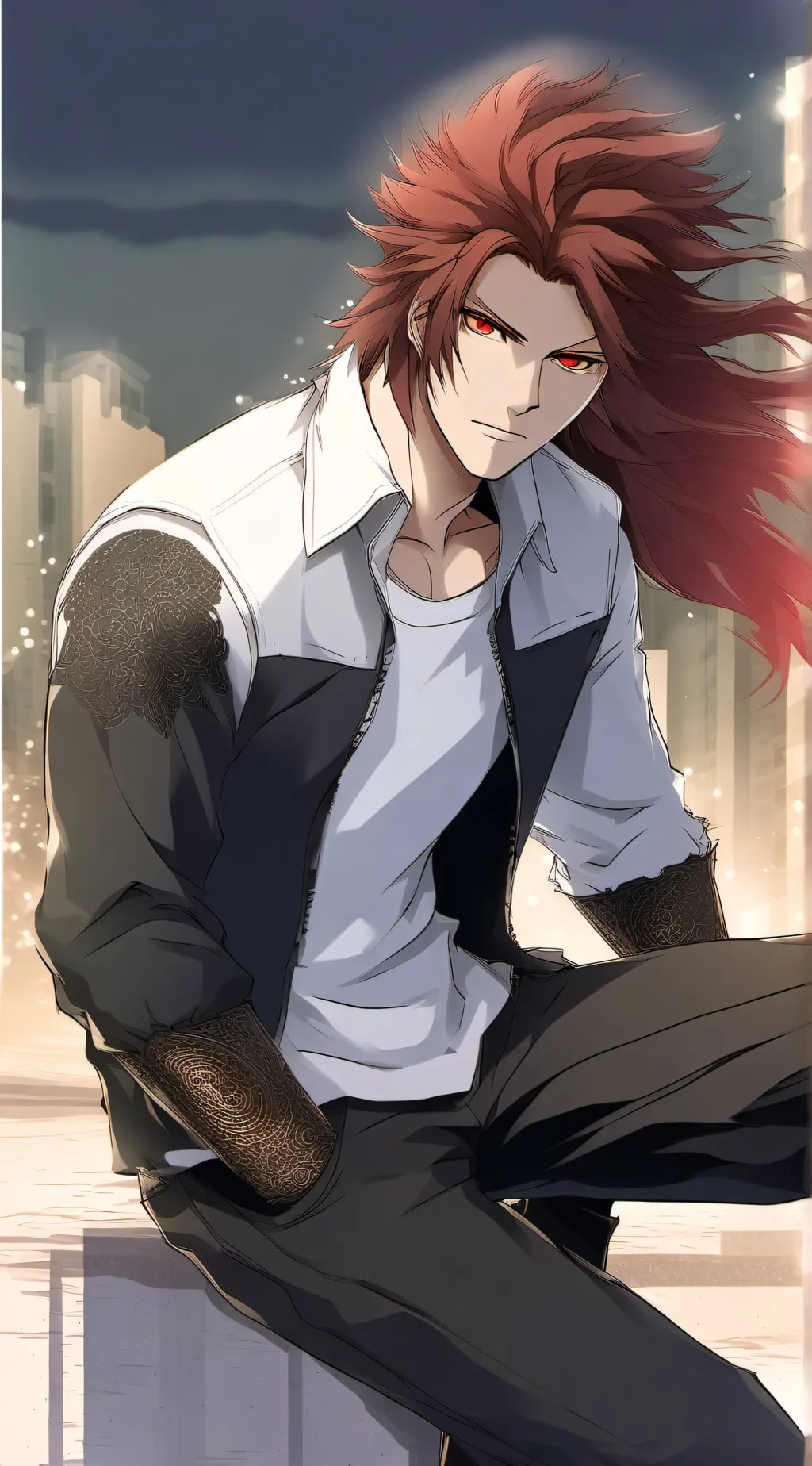 ai character: Edwin dento background