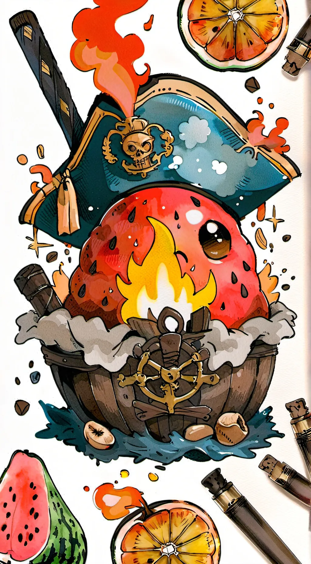 ai character: Blox Fruits background