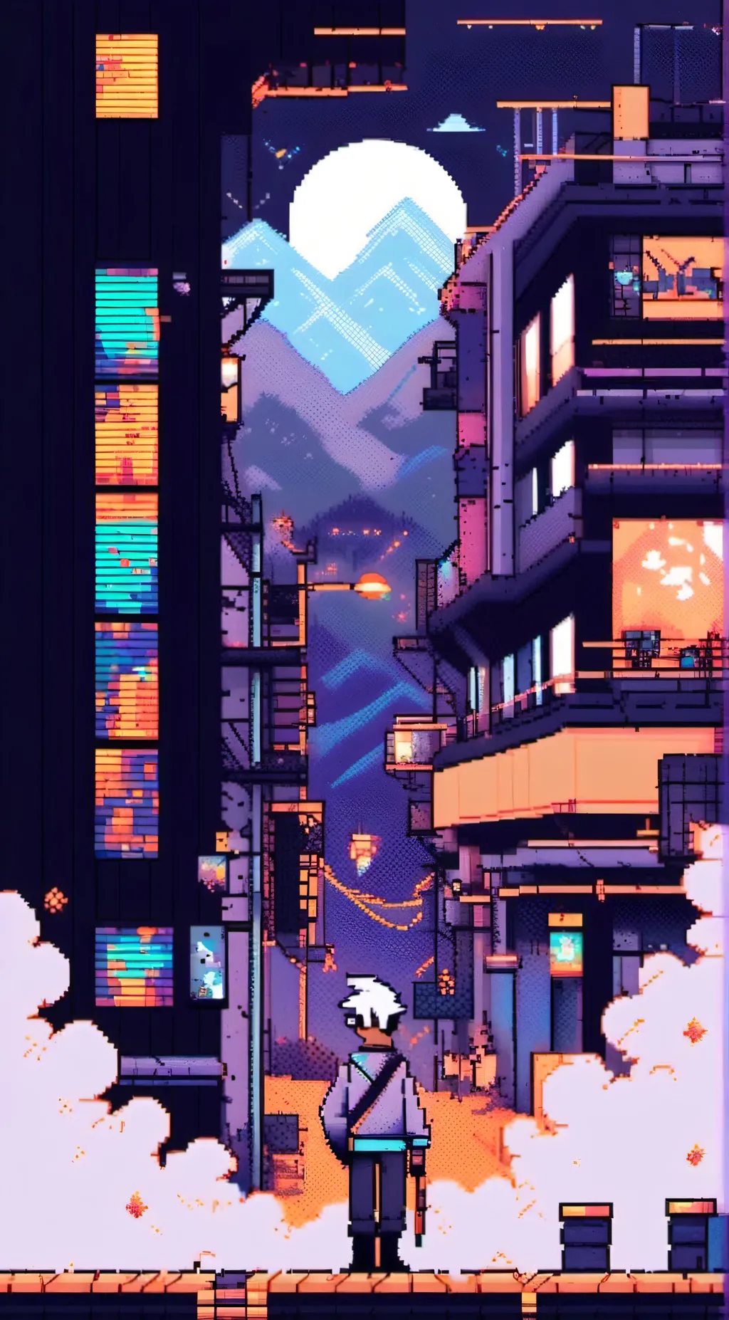 ai character: Inno sans background