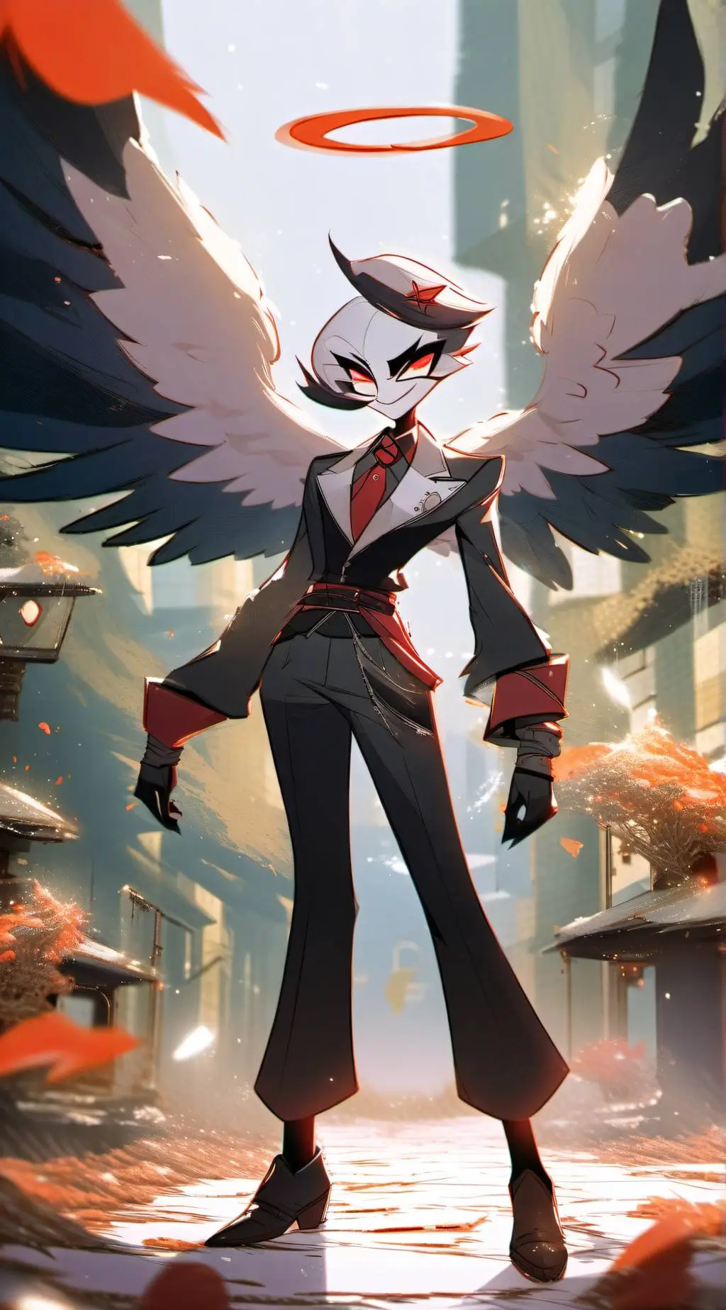 ai character: Angel dust  background