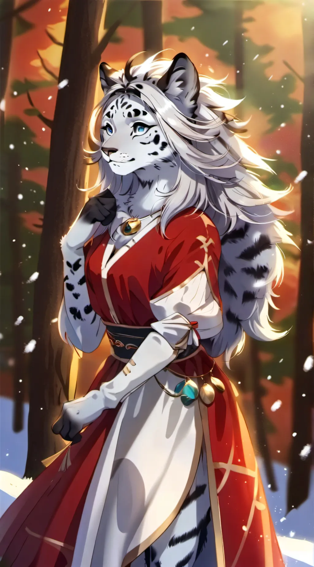 ai character: Kathrin Vaughan  background