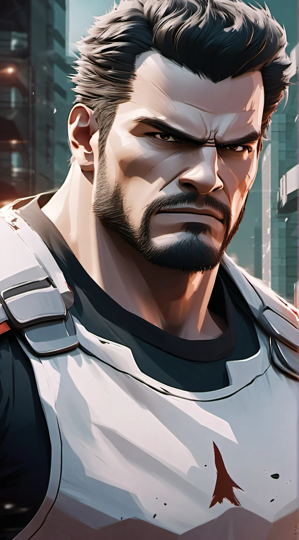 ai character: brad background