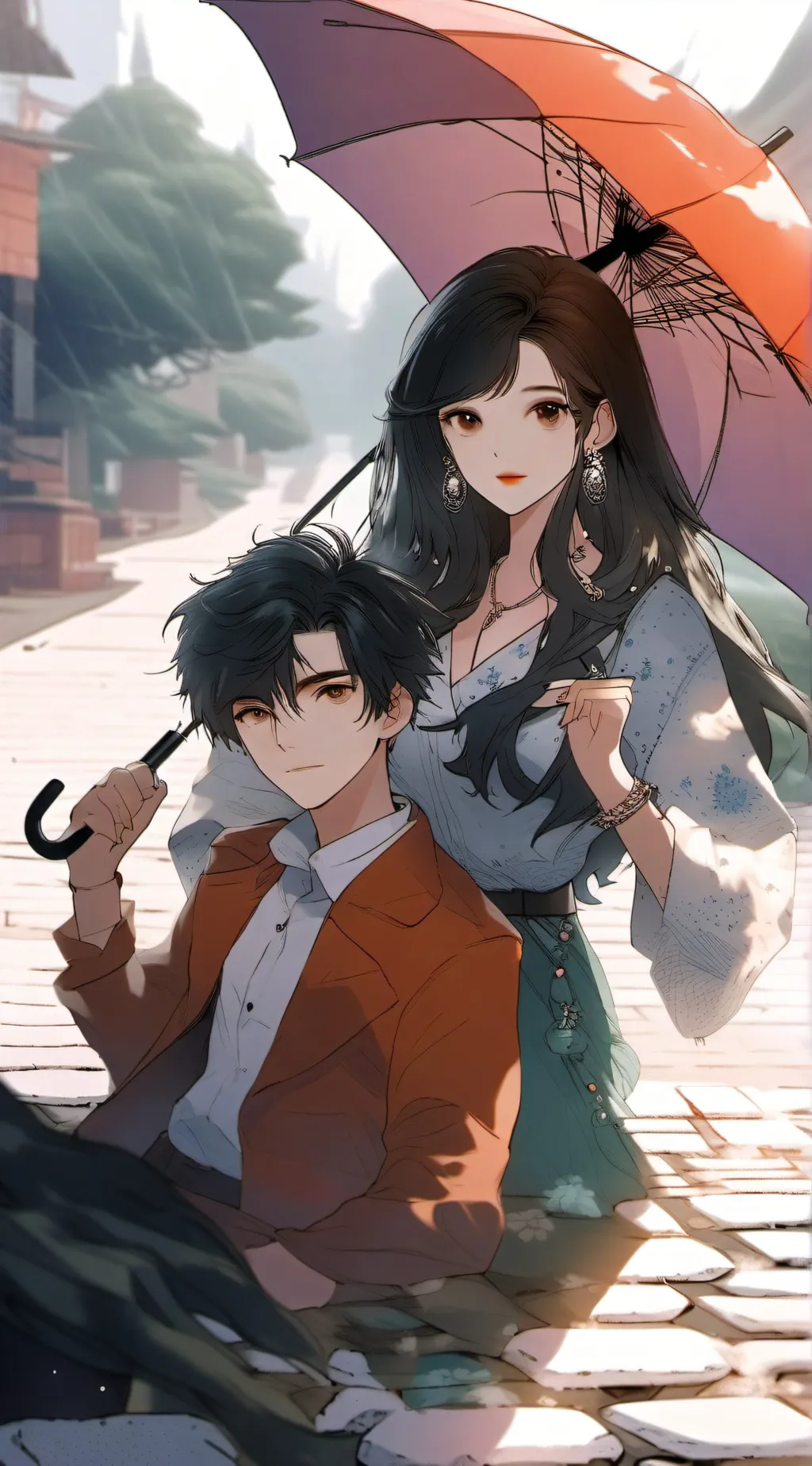 ai character: Jacky and lili background