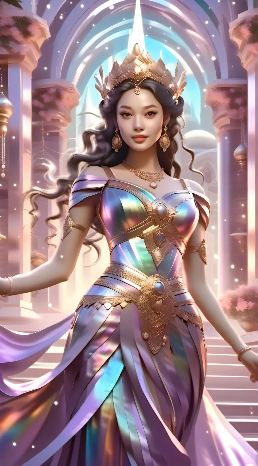 ai character: Queen Lisa  background