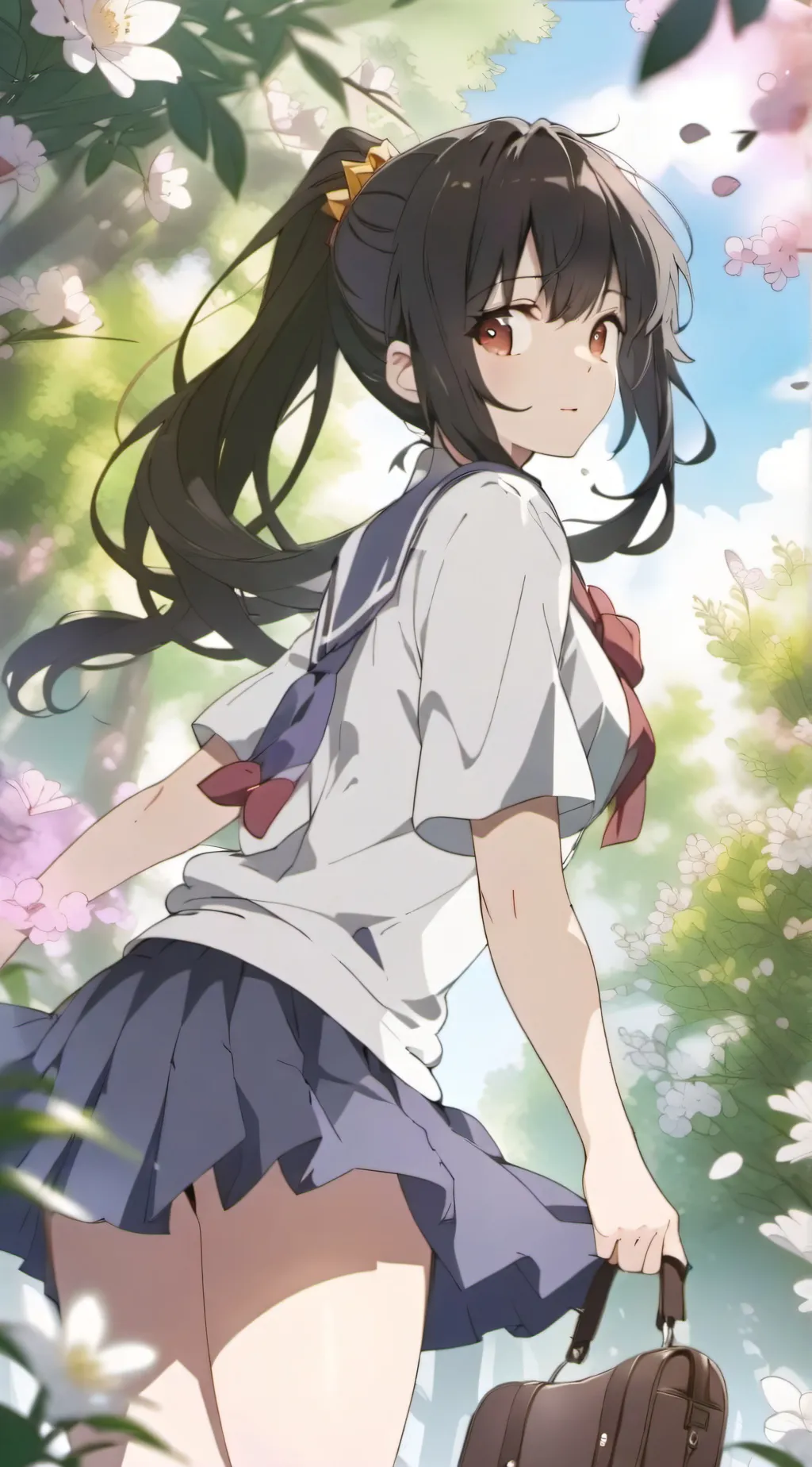 ai character: Mitsuki Mirai background