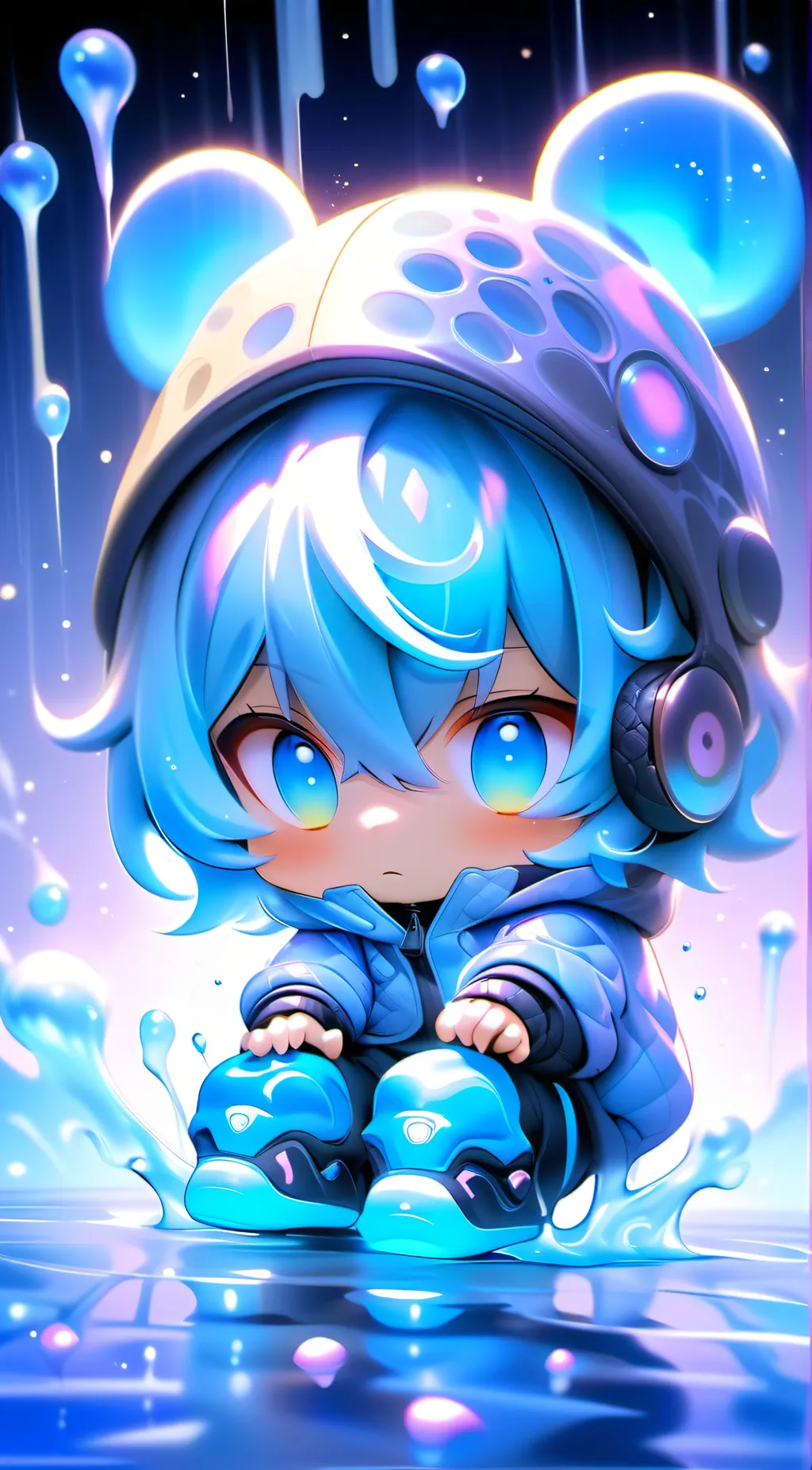 Talkie AI - Chat with baby blue