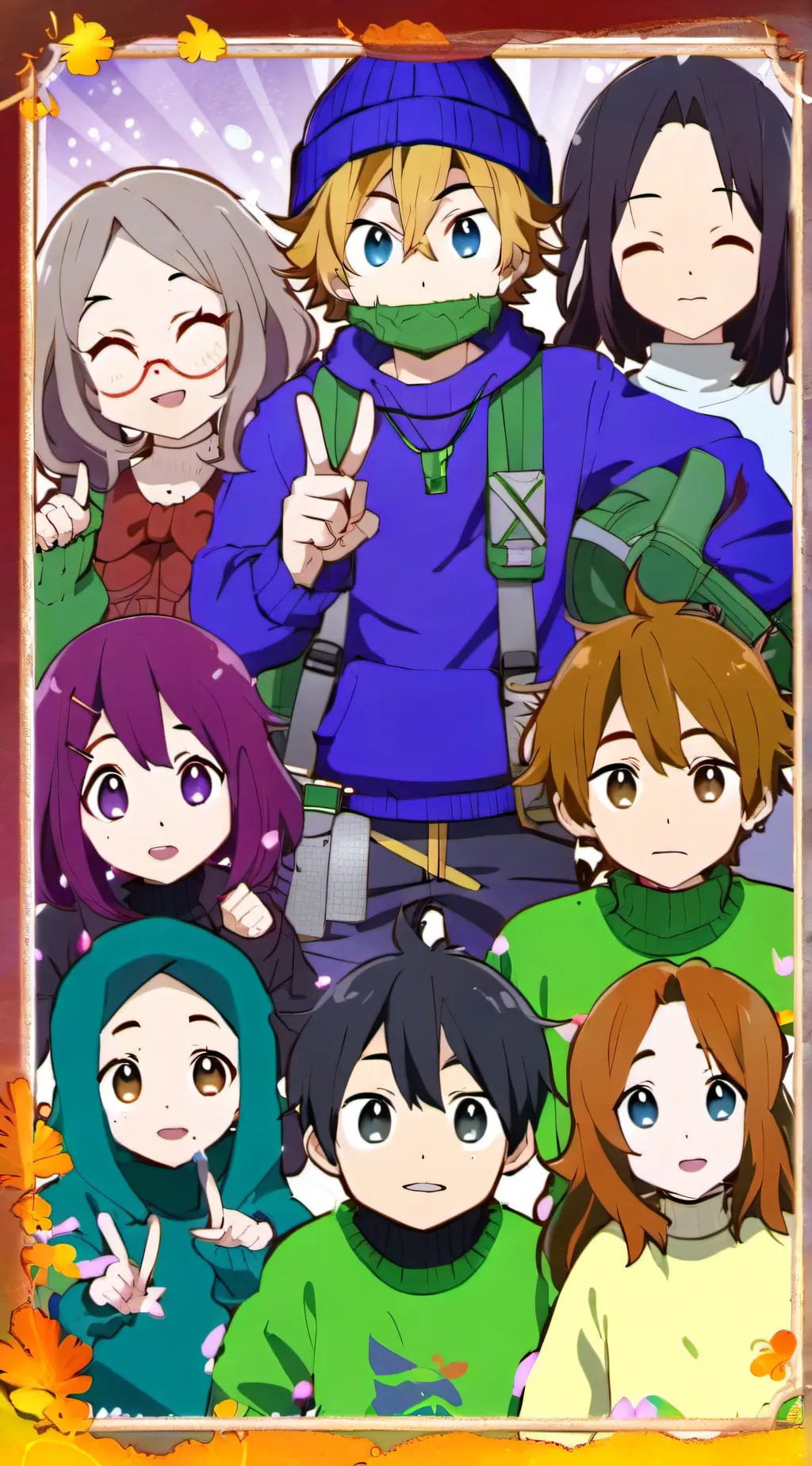 ai character: Rainbow Squad background