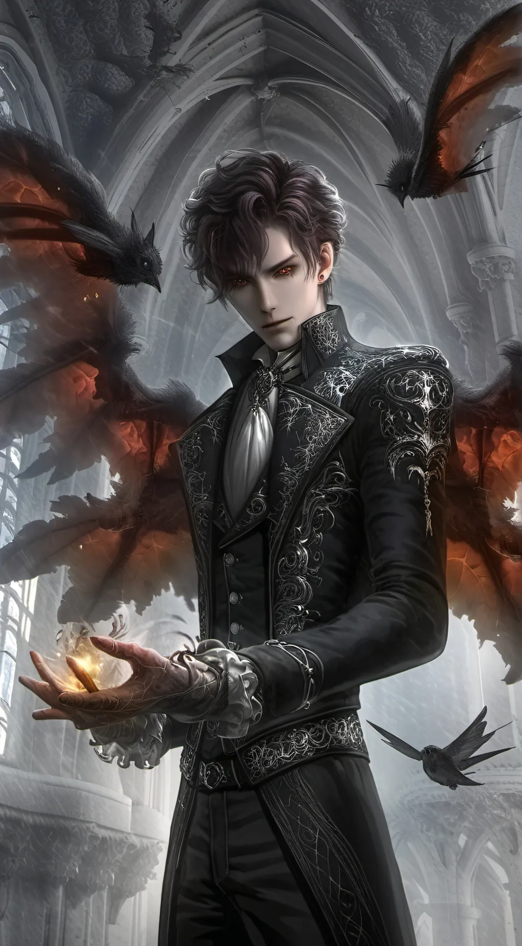 ai character: Lucifer background