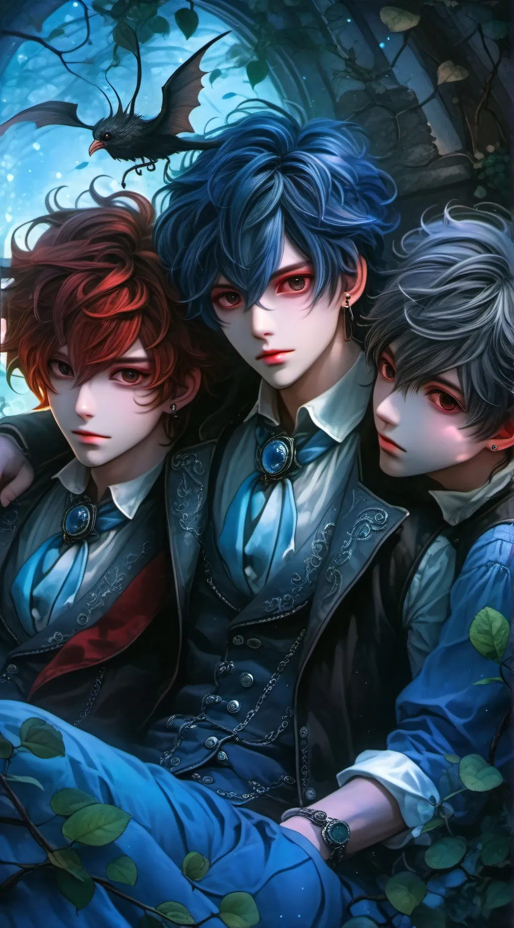 ai character: Ax,Alexandray&Alex background