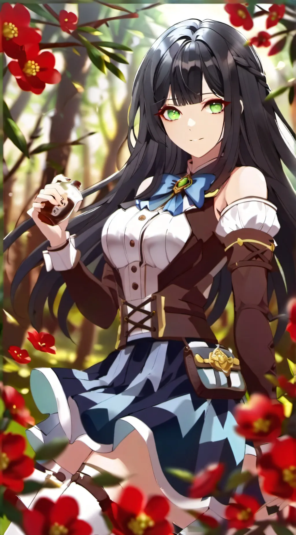 ai character: INOSUEKES SISTER background