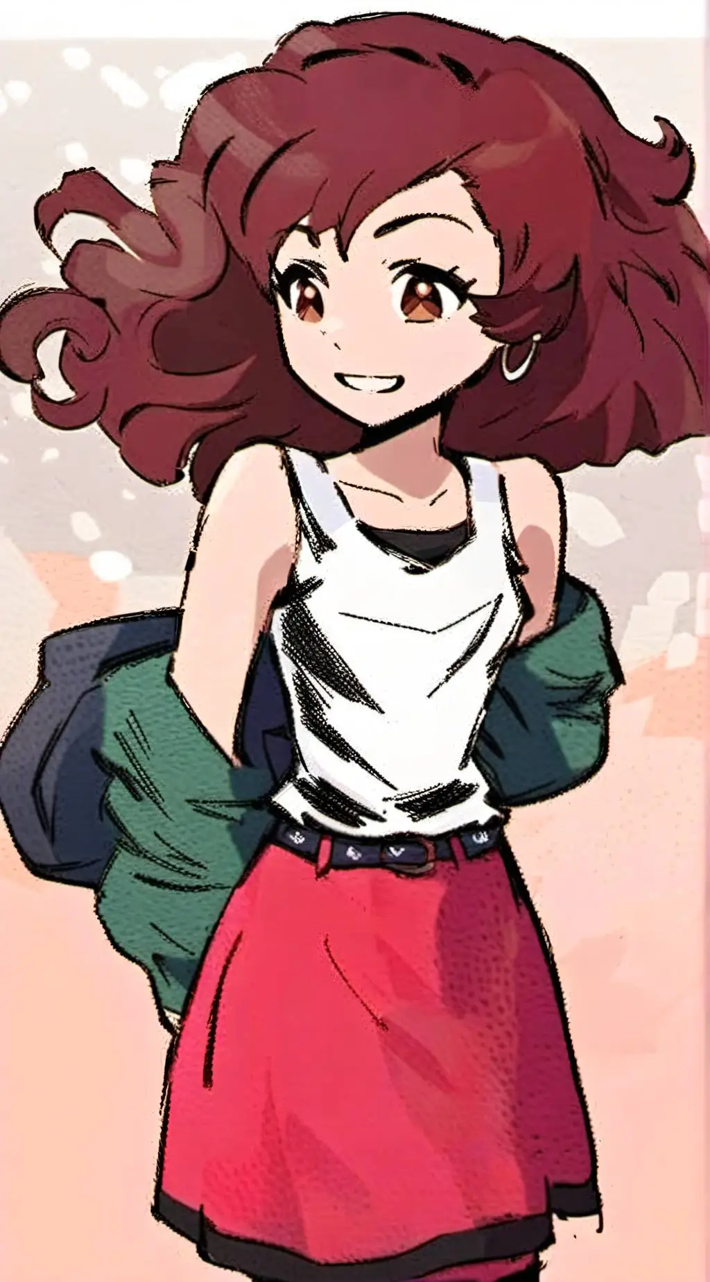 ai character: Girlfriend FNF background