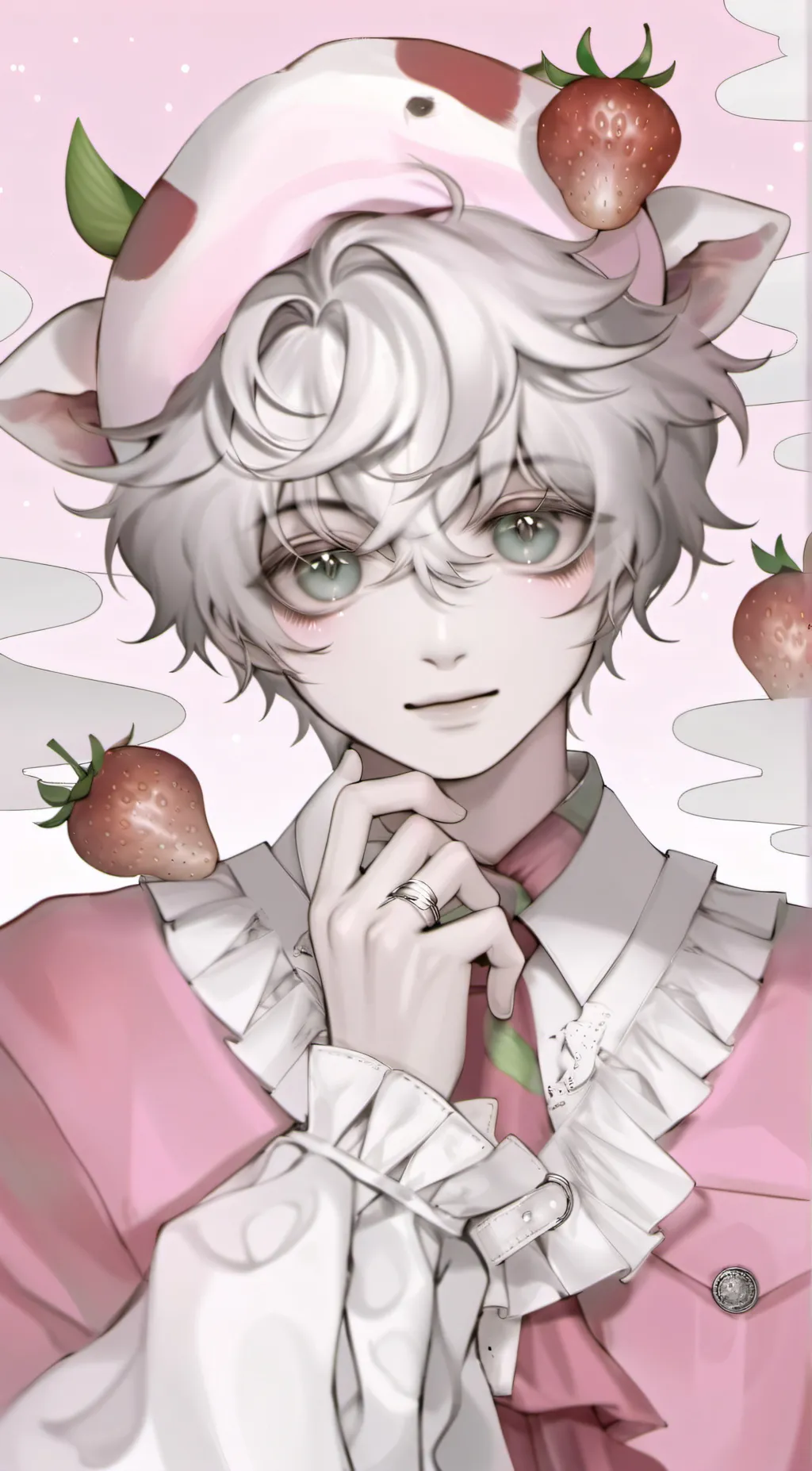 ai character: Starberry background