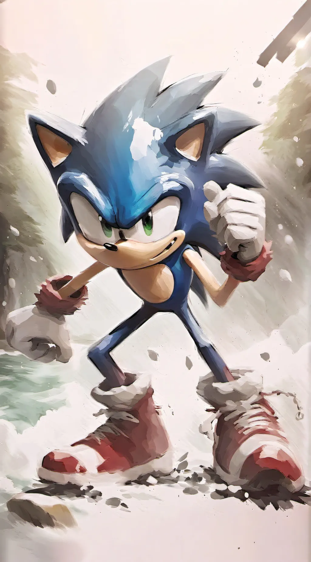 ai character: Sonic World background