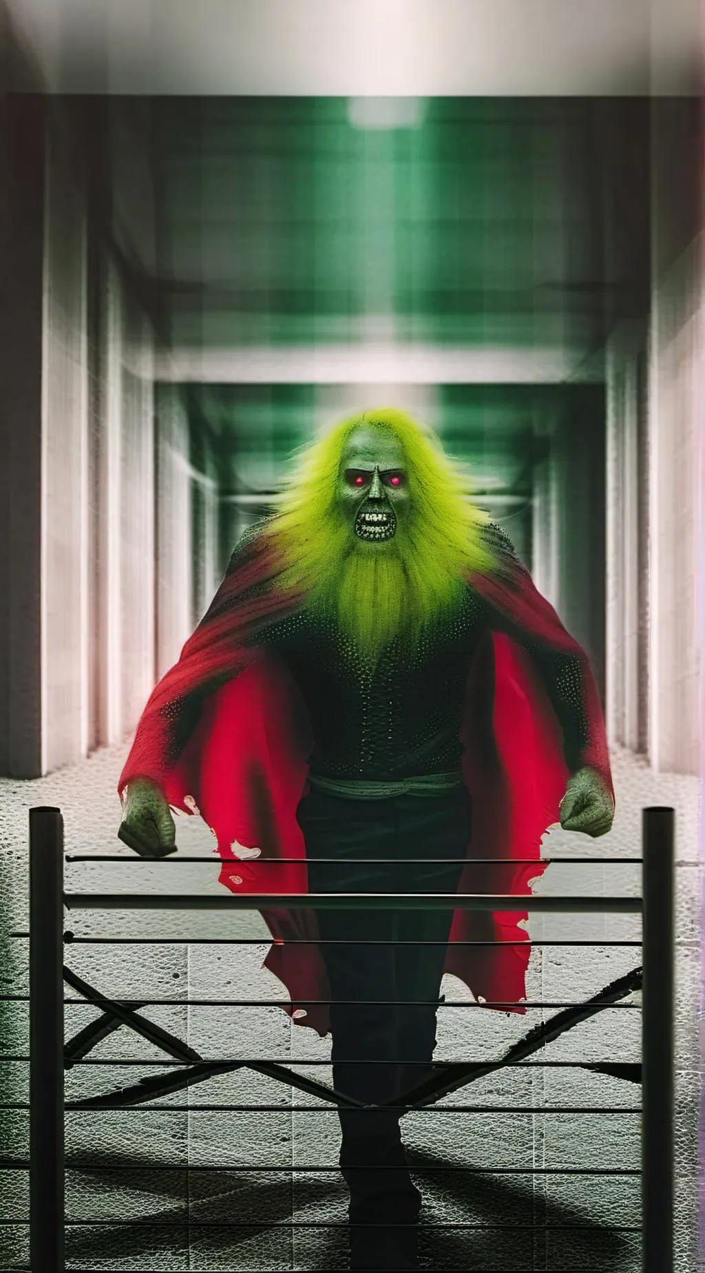 ai character: Skibidi man background