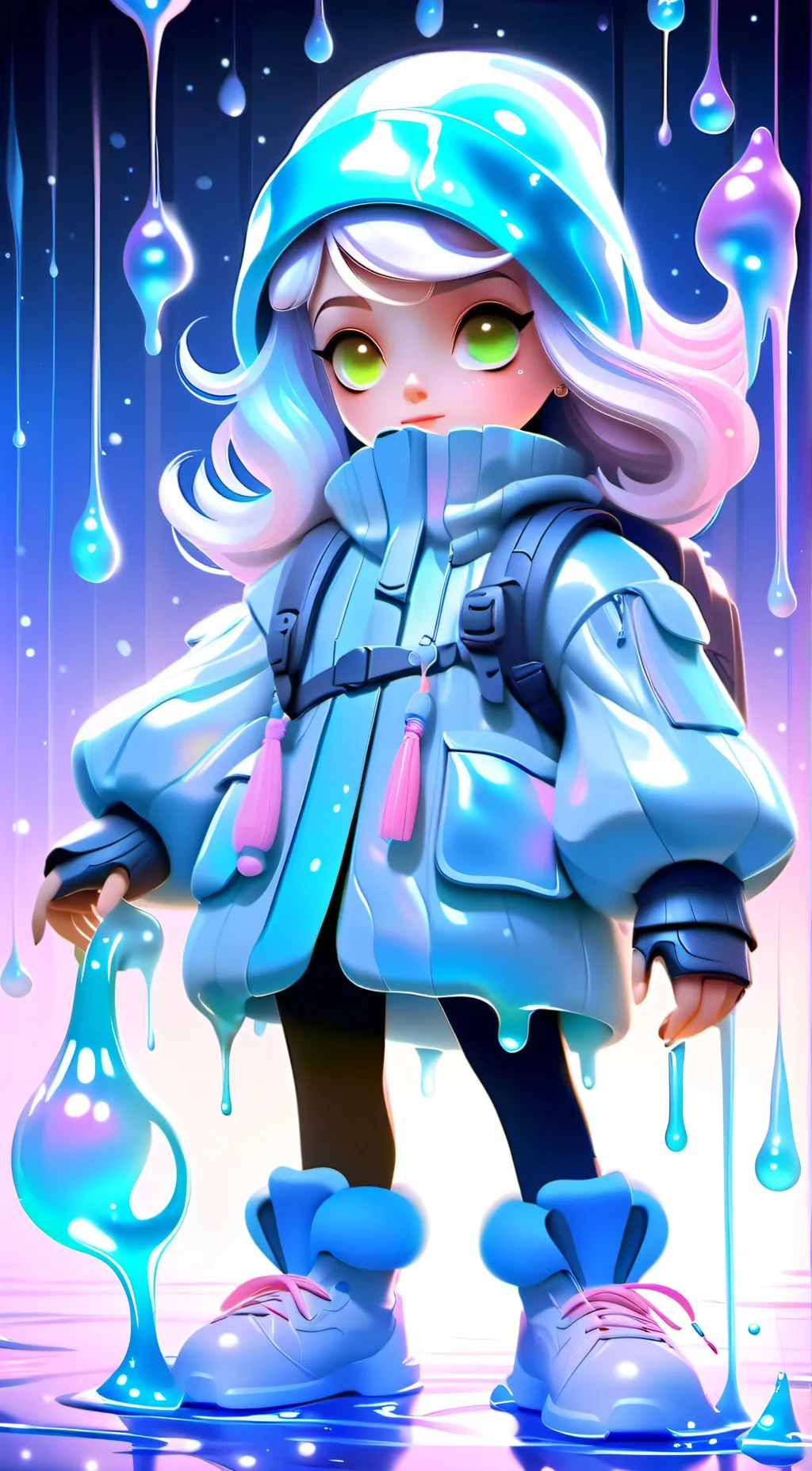 ai character: cutie background