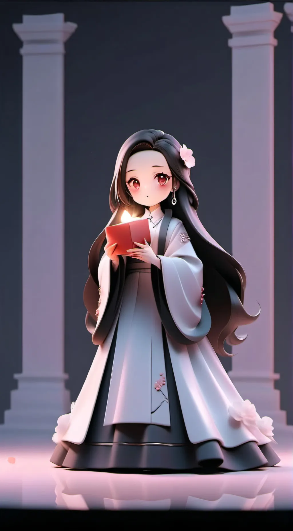 ai character: Nezuko  background