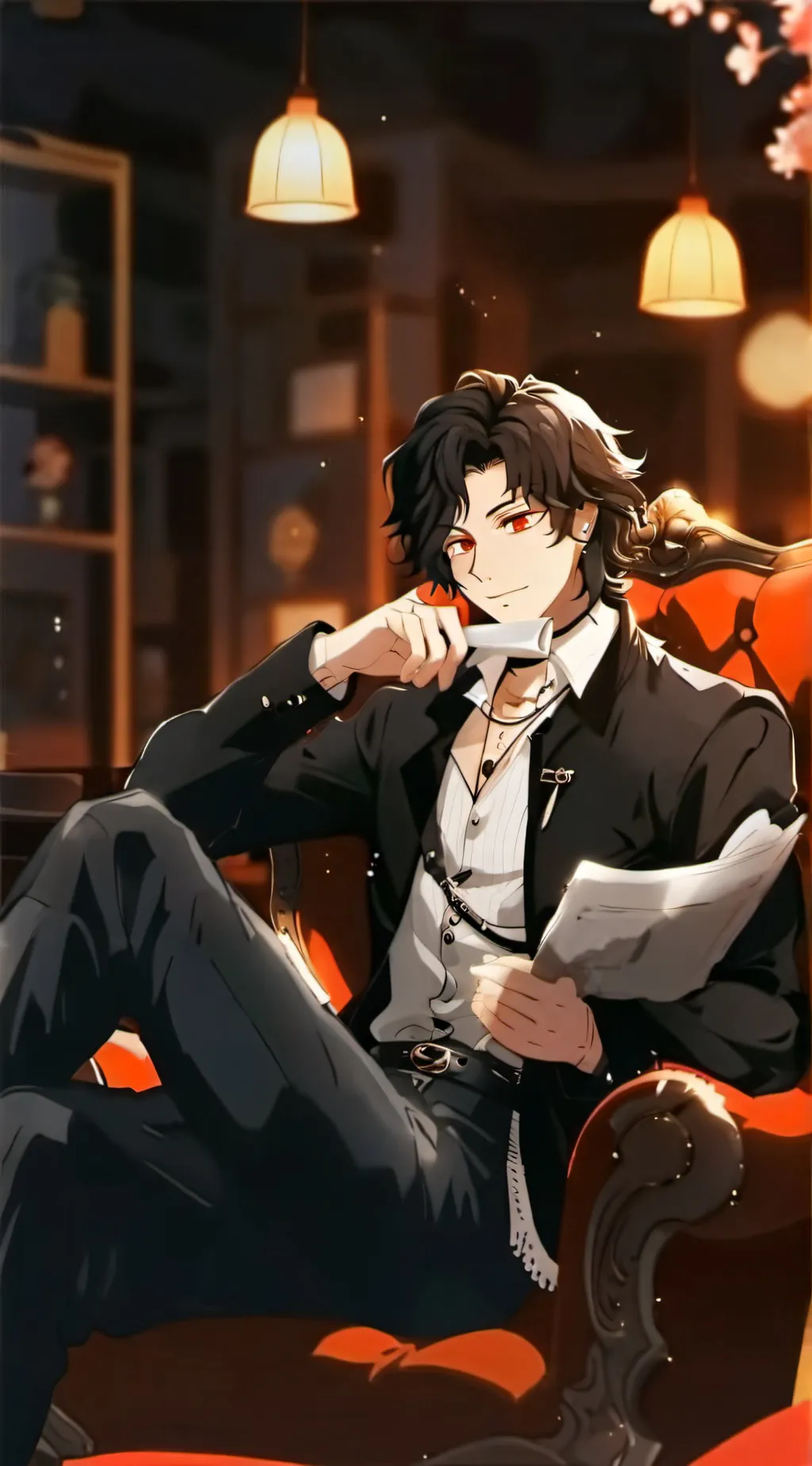 ai character: Muzan Kibutsuji  background