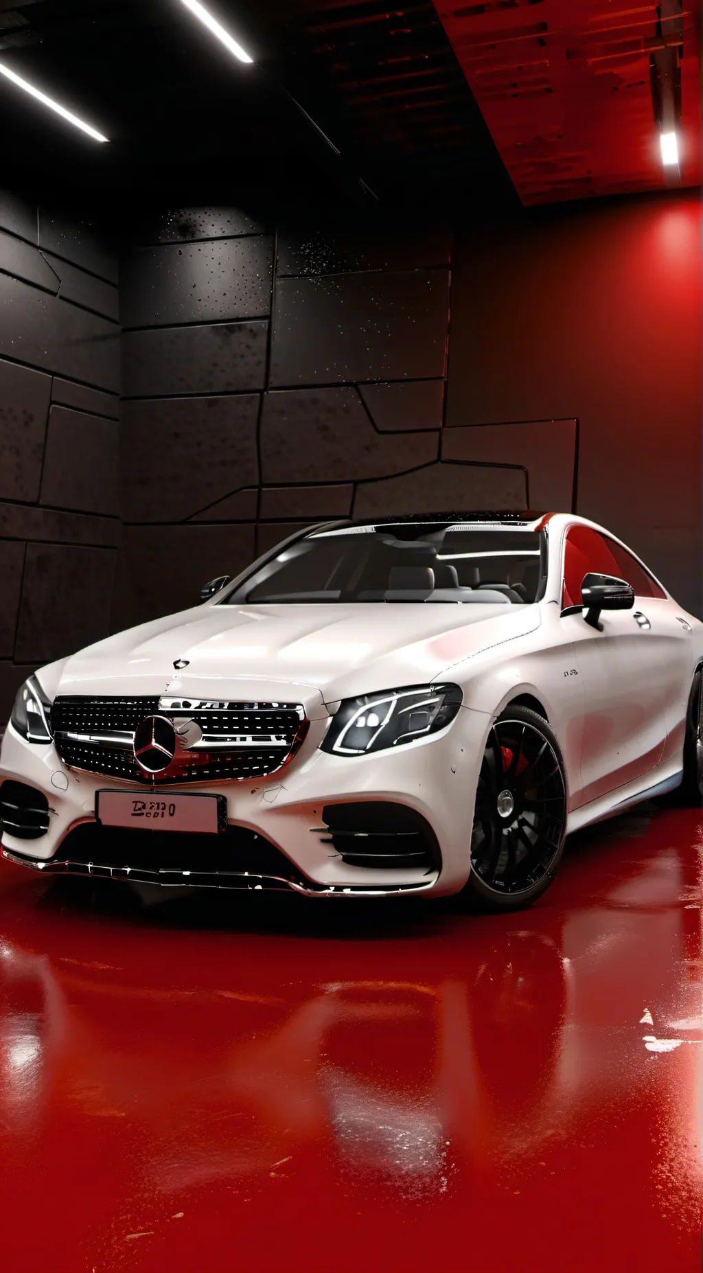 ai character: Mercedes Benz background