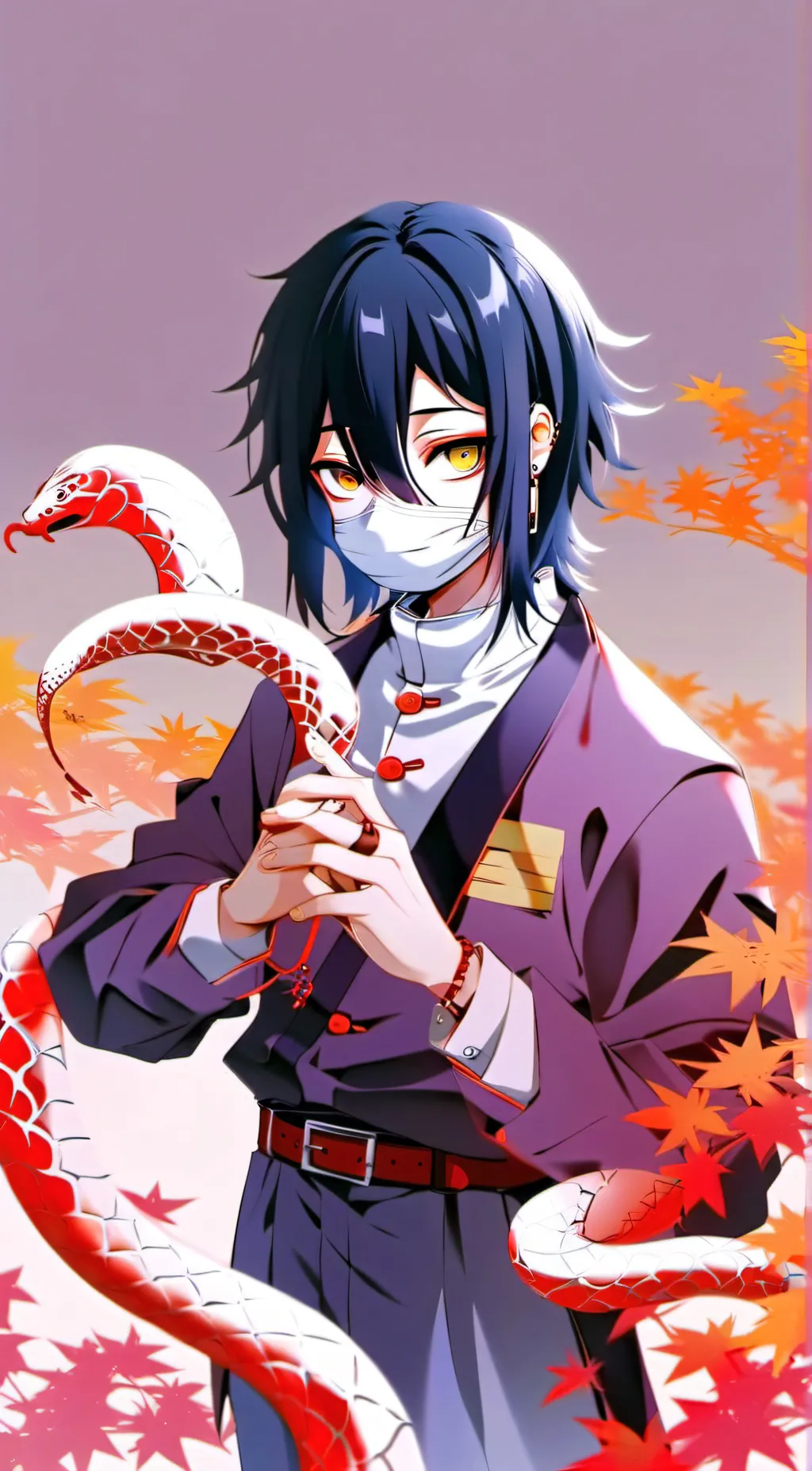 ai character: iguro obanai background