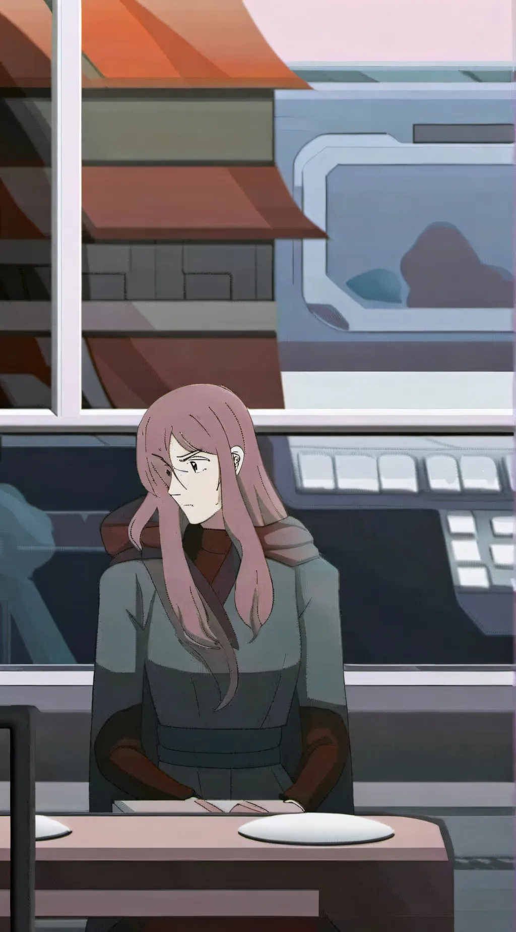 ai character: voltron komar mech background