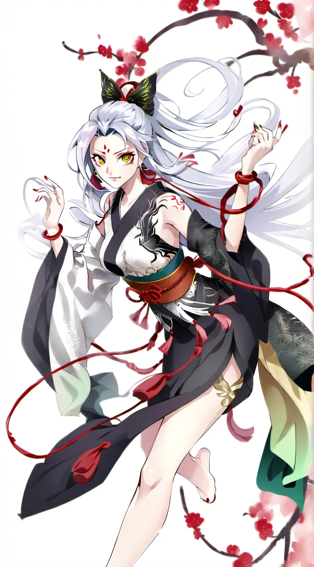 ai character: Daki background