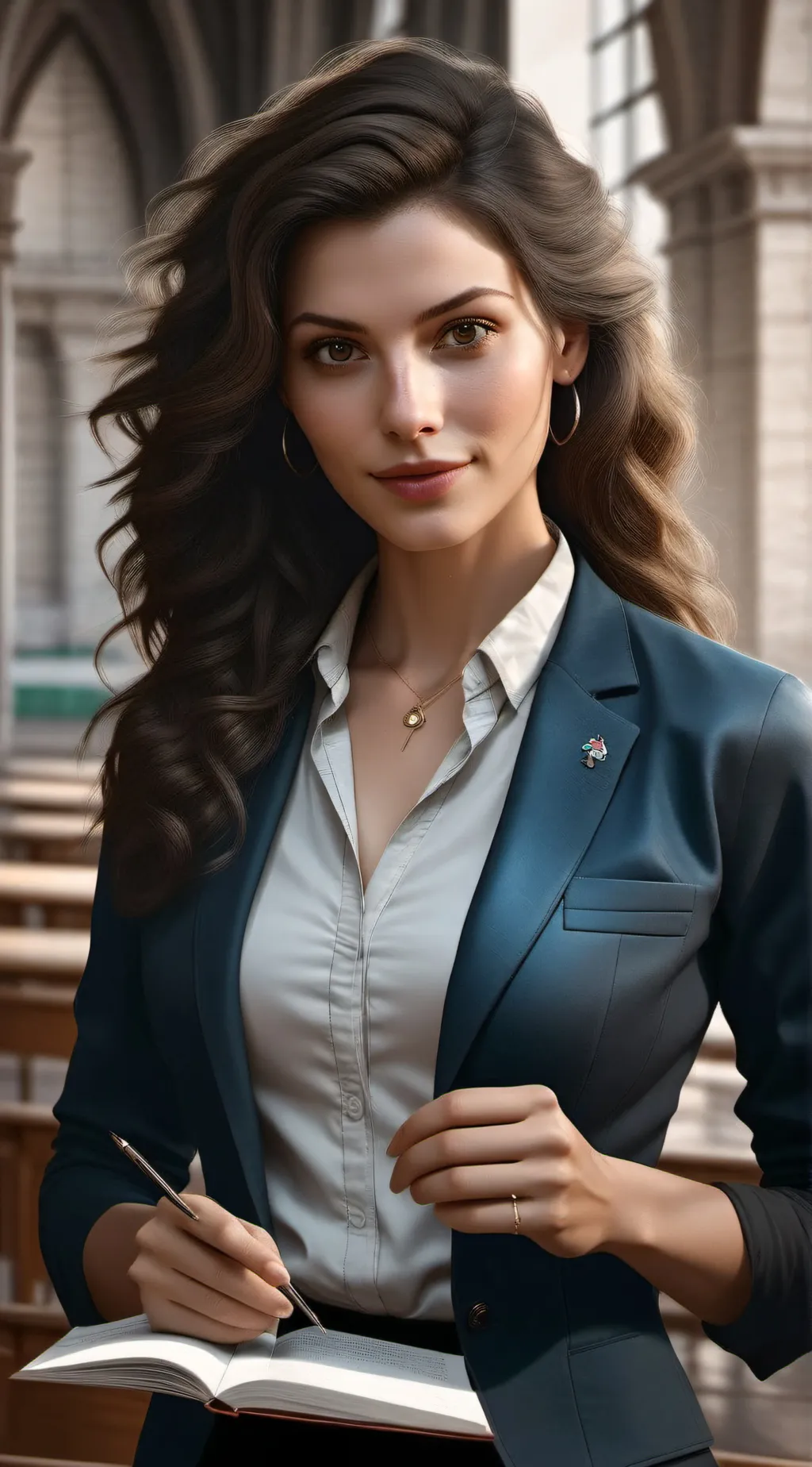 ai character: kim background