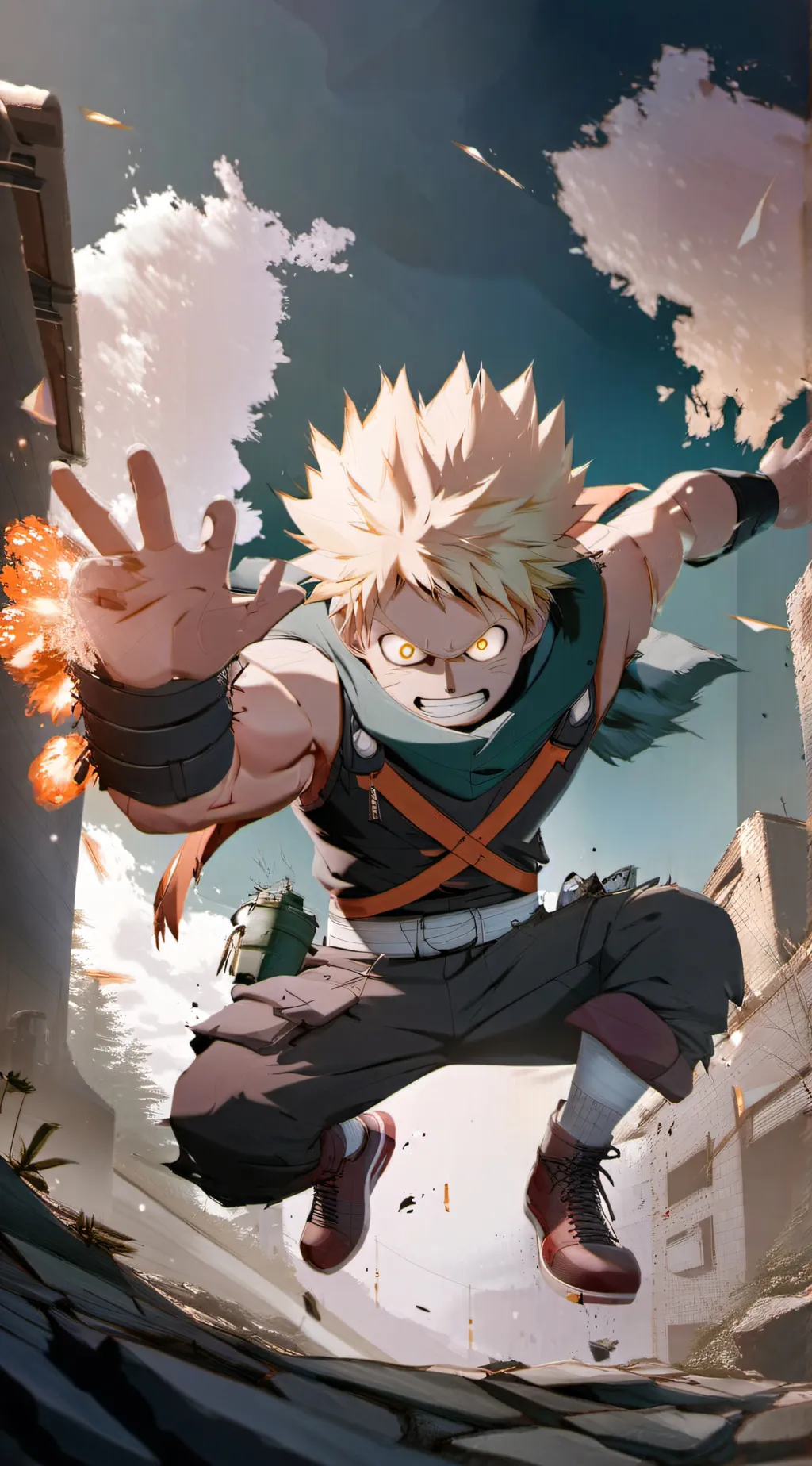 ai character: Bakugo background