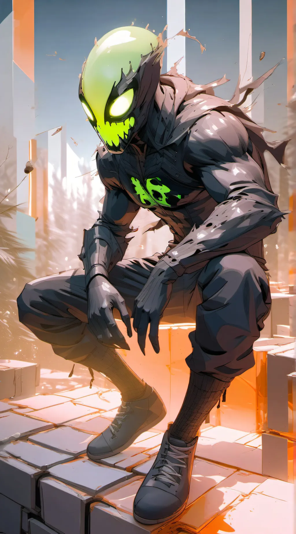 ai character: Glimmer background