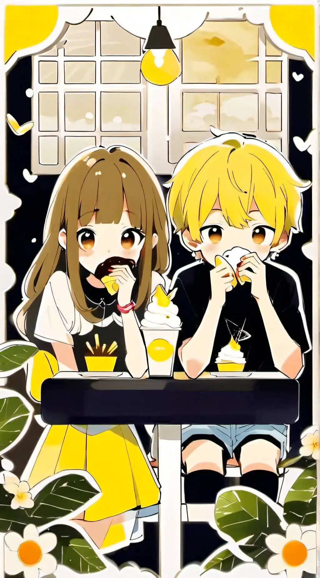 ai character: Kanny and Blan background