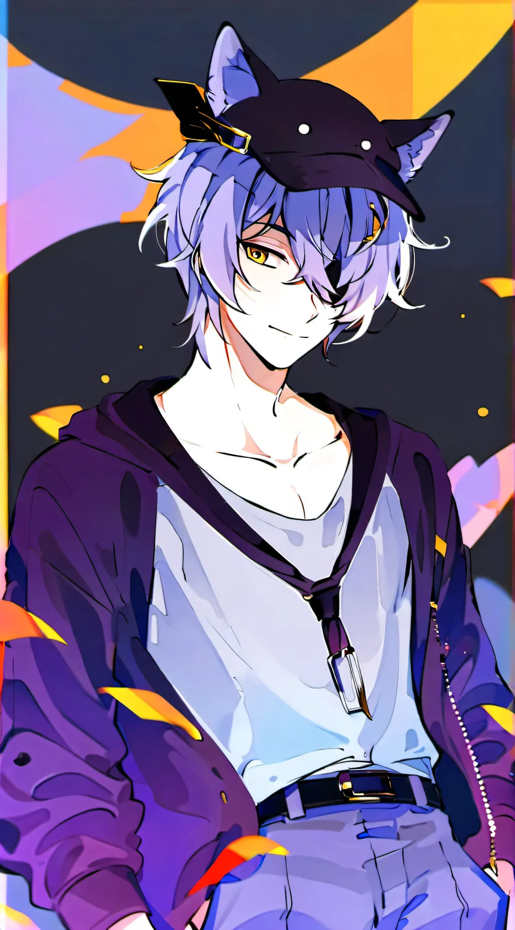 ai character: ✨Catnap but human✨ background